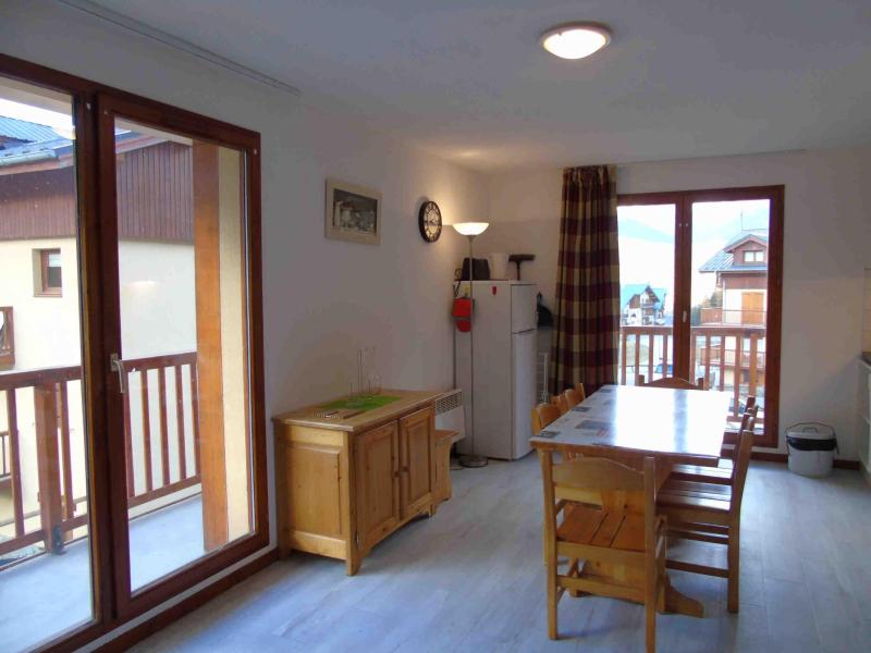 Urlaub in den Bergen 3-Zimmer-Holzhütte für 6 Personen (E3) - Chalet Arrondaz - Valfréjus - Wohnzimmer