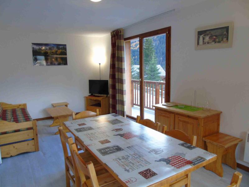 Urlaub in den Bergen 3-Zimmer-Holzhütte für 6 Personen (E3) - Chalet Arrondaz - Valfréjus - Wohnzimmer