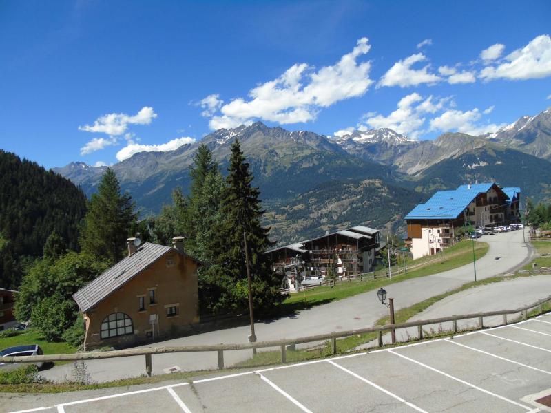 Urlaub in den Bergen 3-Zimmer-Holzhütte für 6 Personen (F2) - Chalet Arrondaz - Valfréjus - Balkon