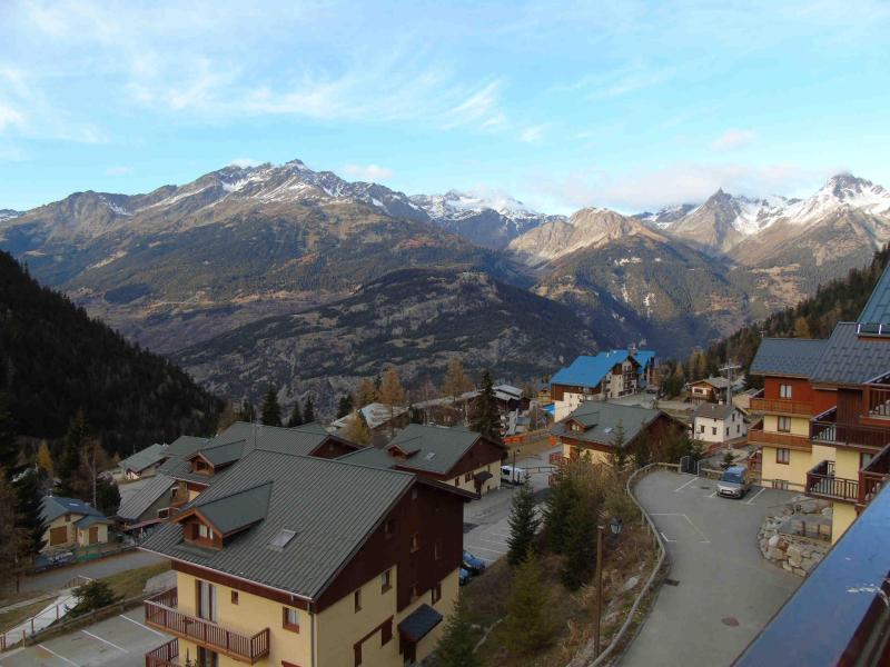 Urlaub in den Bergen 3-Zimmer-Holzhütte für 6 Personen (J32) - Chalet Arrondaz - Valfréjus - Balkon