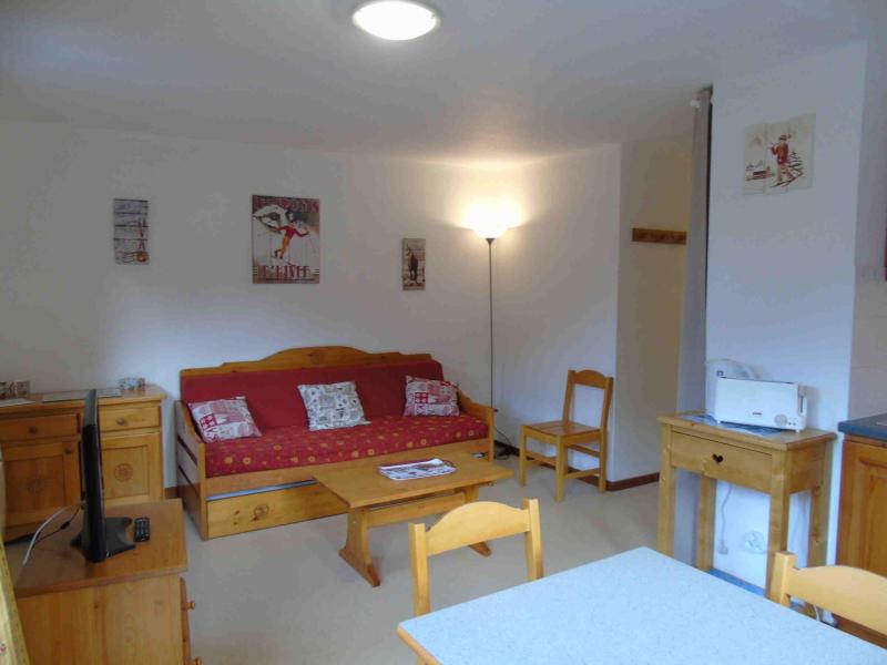 Urlaub in den Bergen 3-Zimmer-Holzhütte für 6 Personen (J32) - Chalet Arrondaz - Valfréjus - Wohnzimmer