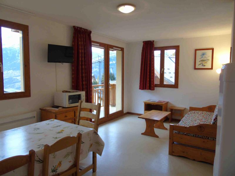 Urlaub in den Bergen 4-Zimmer-Holzhütte für 8 Personen (G11) - Chalet Arrondaz - Valfréjus - Wohnzimmer