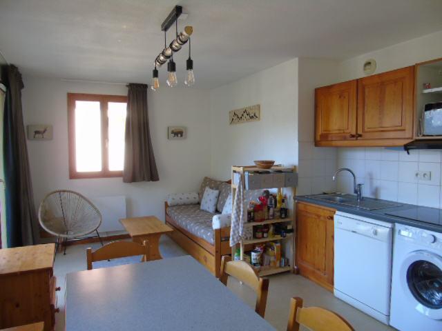 Urlaub in den Bergen 4-Zimmer-Holzhütte für 8 Personen (J01) - Chalet Arrondaz - Valfréjus - Wohnzimmer