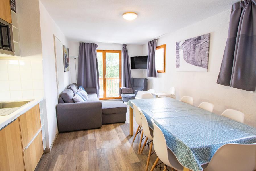 Urlaub in den Bergen 3-Zimmer-Holzhütte für 8 Personen (A4) - Chalet Arrondaz A - Valfréjus - Wohnzimmer