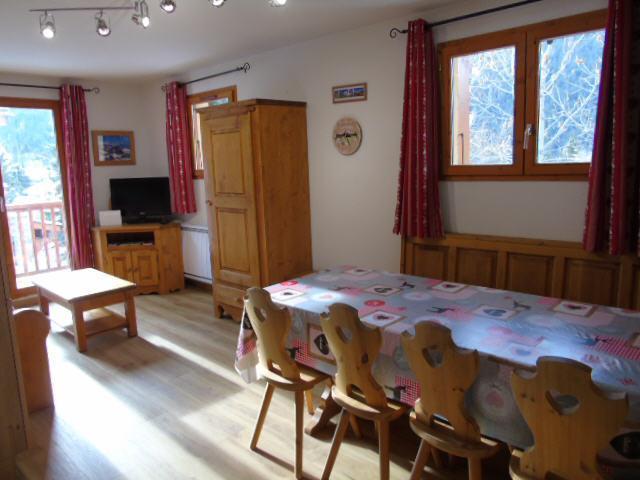 Vakantie in de bergen Appartement 4 kabine kamers 8 personen (C4) - Chalet Arrondaz - Valfréjus - Woonkamer