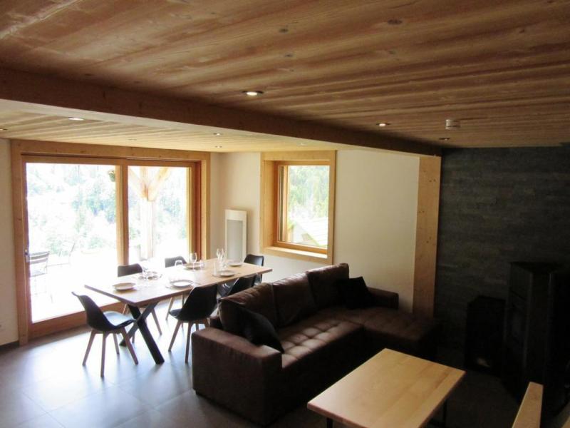 Vakantie in de bergen Appartement 3 kamers 6 personen - Chalet Authentique - Les Gets - Woonkamer