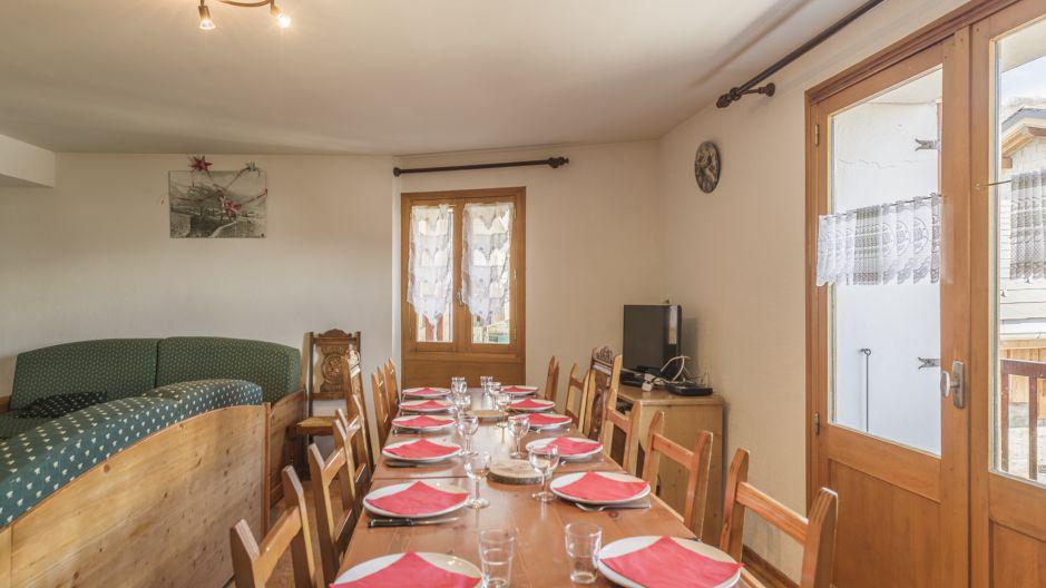 Urlaub in den Bergen Triplex-Chalet 8 zimmer 14 Personnen - Chalet Balcons Acacia - Saint Martin de Belleville - Tisch