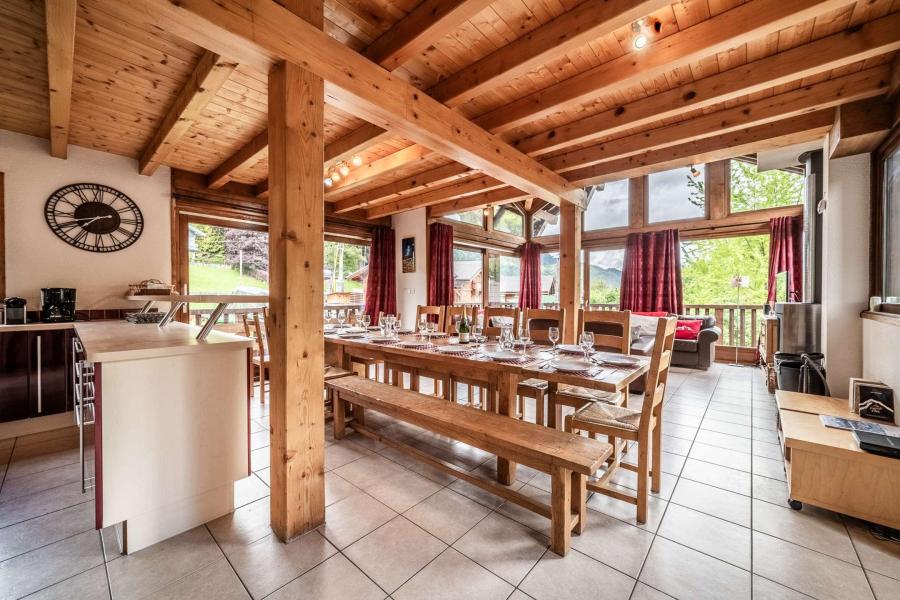 Urlaub in den Bergen Triplex-Chalet 10 zimmer 17 Personnen - Chalet Beauséjour - Morzine - Wohnzimmer