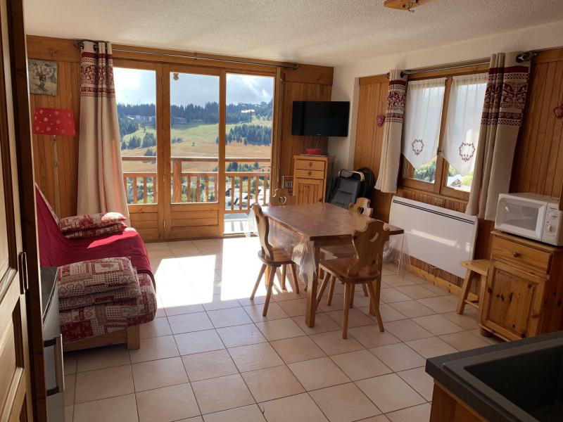 Vakantie in de bergen Appartement 2 kamers 4 personen (005) - Chalet Beausite - Les Saisies - Woonkamer