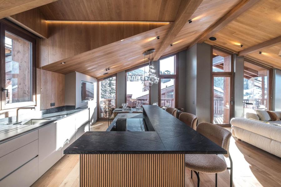 Каникулы в горах Шале 5 комнат 10 чел. (2) - Chalet Belle Place - Courchevel - Салон