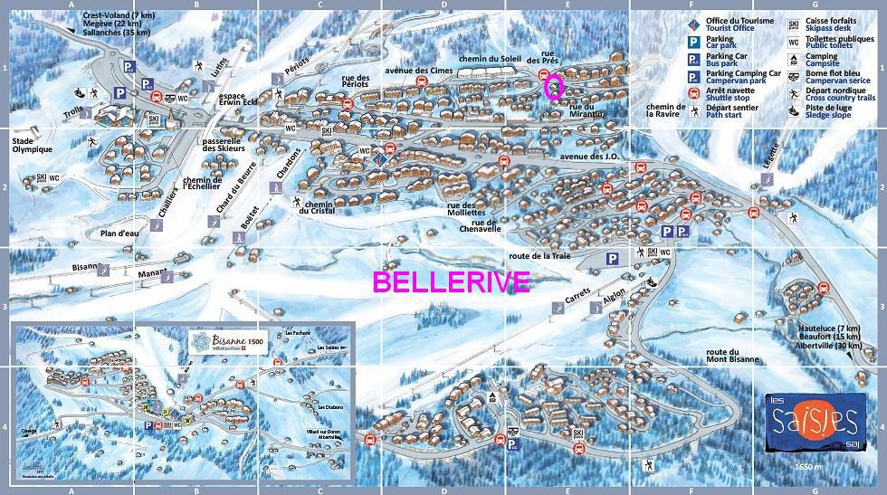 Urlaub in den Bergen Chalet Bellerive - Les Saisies - Plan