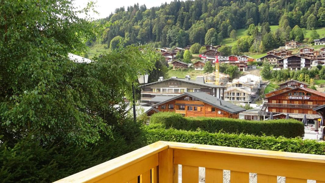 Urlaub in den Bergen 5 Zimmer Maisonettewohnung für 10 Personen - Chalet Blanc - Les Gets - Terrasse