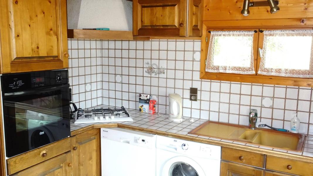 Vakantie in de bergen Appartement duplex 5 kamers 10 personen - Chalet Blanc - Les Gets - Keukenblok