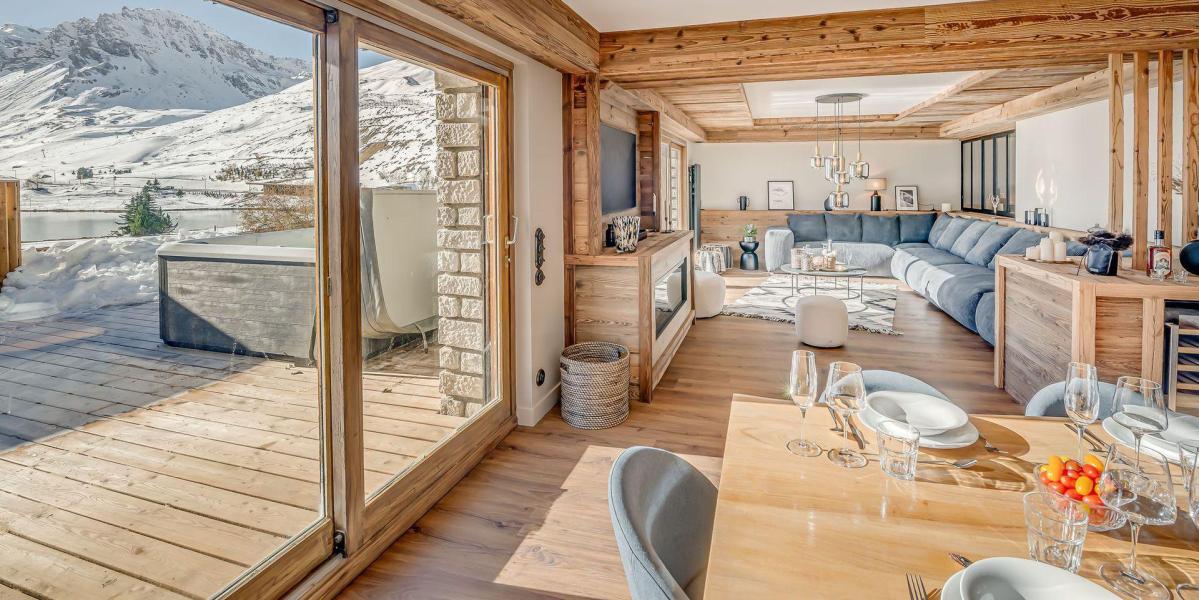 Vakantie in de bergen Appartement 5 kamers 10-12 personen (P) - Chalet Blanc Des Cimes - Tignes - Open keuken