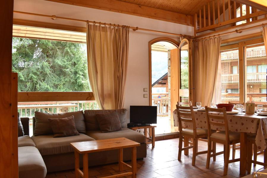 Vakantie in de bergen Chalet duplex 3 kamers 6 personen (MRB000-107) - Chalet Bonmartin - Méribel - Woonkamer