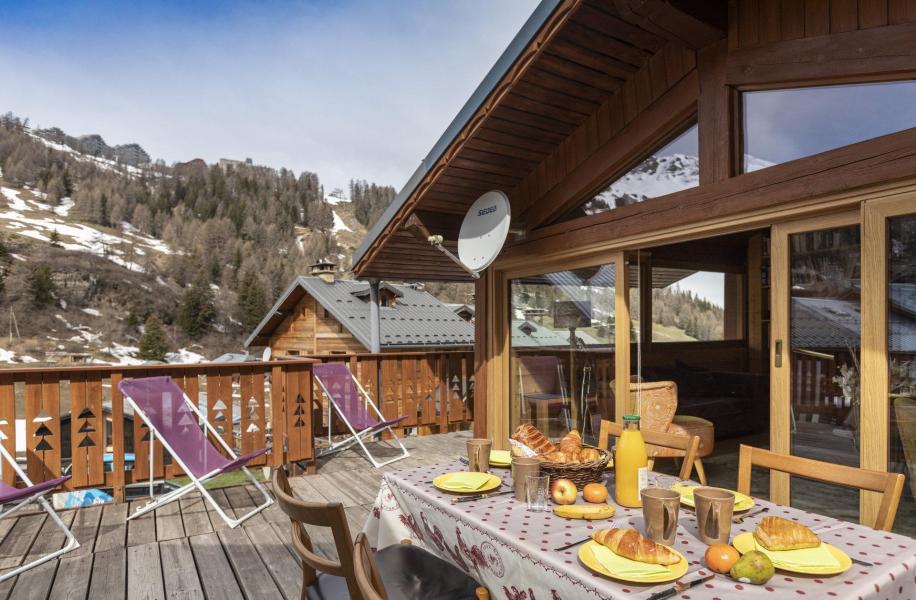 Vacances en montagne Chalet 4 pièces 7 personnes - Chalet Boudu  - La Plagne - Terrasse