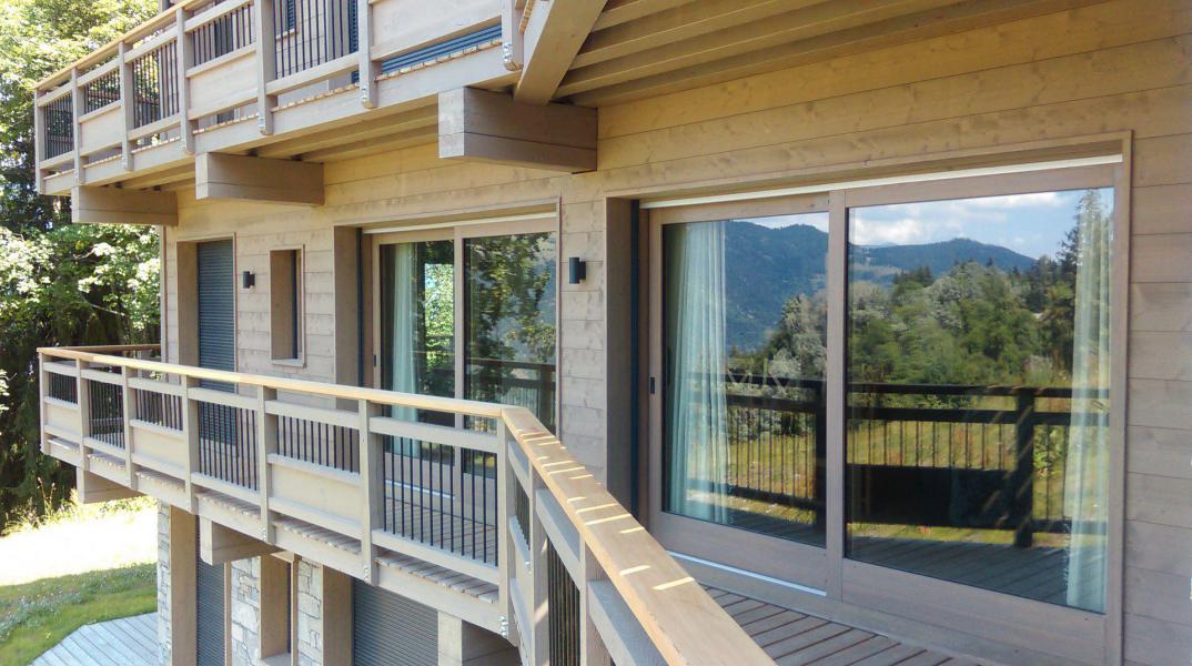 Vacaciones en montaña Apartamento 5 piezas para 12 personas (CARO34) - Chalet Caroline - La Tania - Terraza