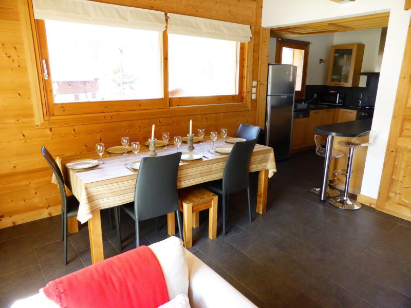 Holiday in mountain resort 5 room duplex chalet 8 people - Chalet Champelet - Les Contamines-Montjoie - Living room