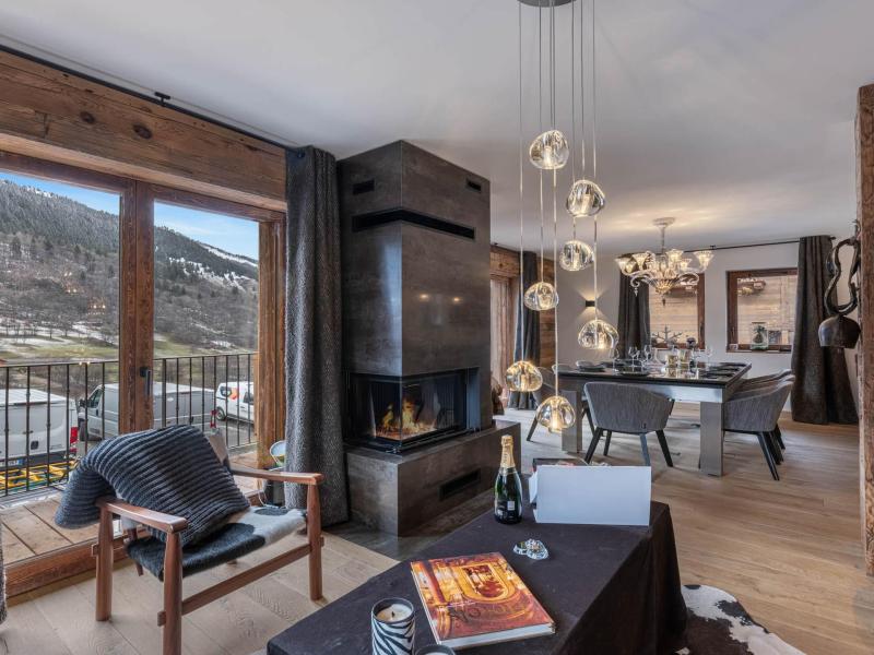 Urlaub in den Bergen 5 Zimmer Chalet für 8 Personen - Chalet Cherferie - Méribel - Wohnzimmer