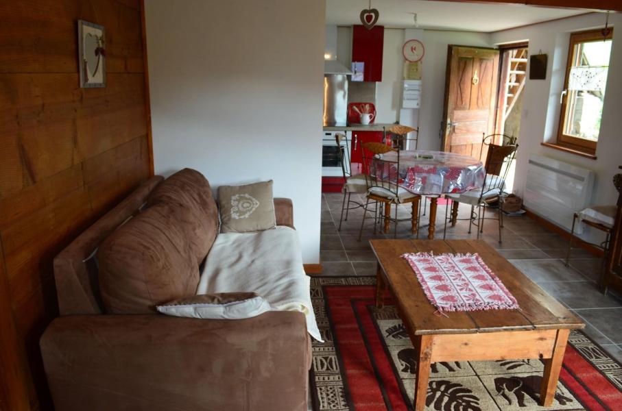 Urlaub in den Bergen 2-Zimmer-Holzhütte für 6 Personen - Chalet CHEZ LA LOUISE - Châtel - Wohnzimmer