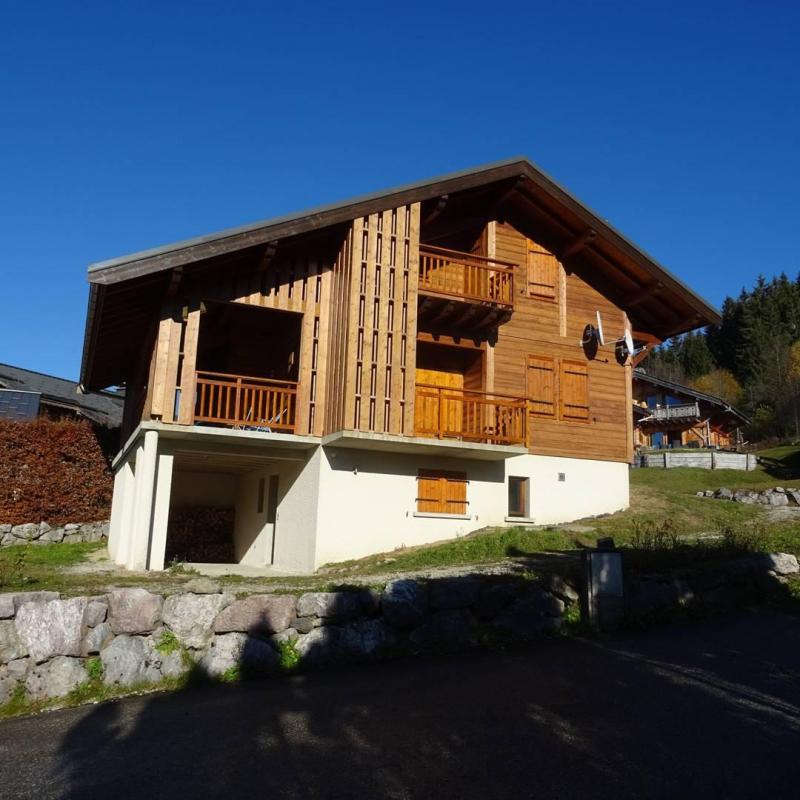 Urlaub in den Bergen 5 Zimmer Chalet für 8 Personen - Chalet Chien Noir - Les Gets - Draußen im Sommer