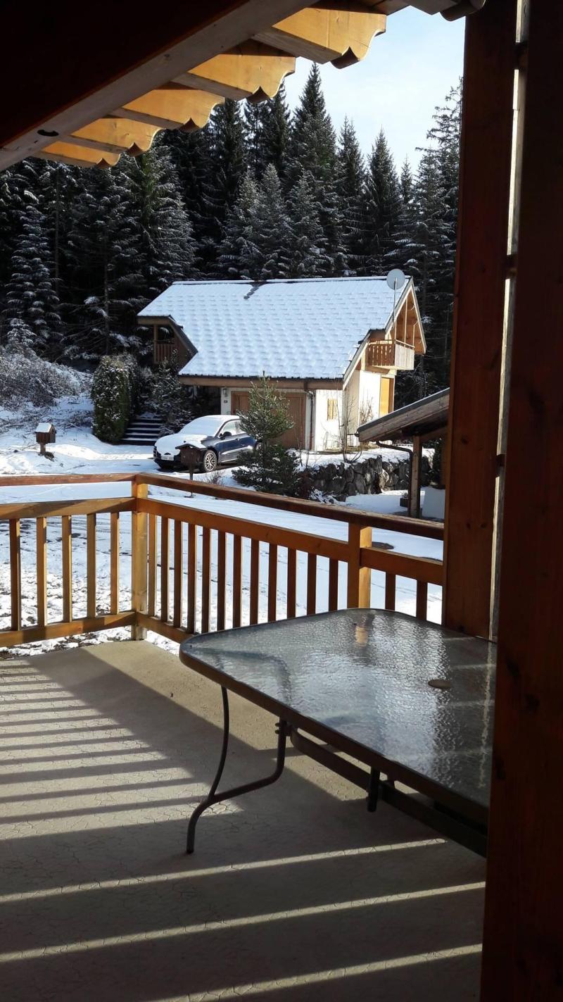 Vacanze in montagna Chalet 5 stanze per 8 persone - Chalet Chien Noir - Les Gets - Terrazza