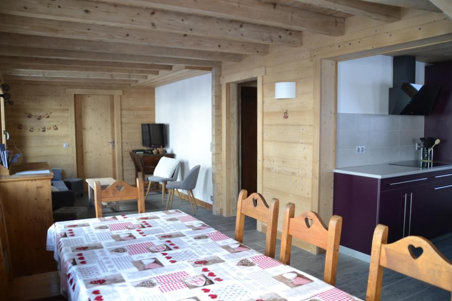 Vakantie in de bergen Chalet duplex 6 kamers 10 personen - Chalet Clefs des Pistes - Le Grand Bornand - Woonkamer