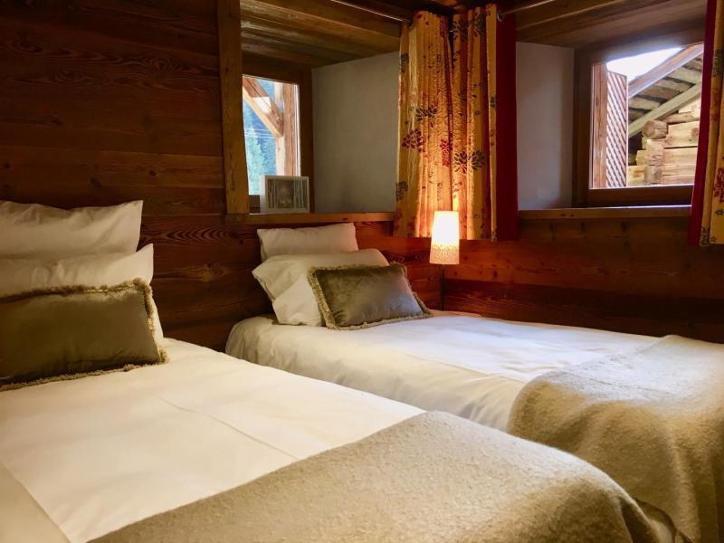 Urlaub in den Bergen 4-Zimmer-Holzhütte für 6 Personen - Chalet Coeur de neige - Le Grand Bornand - Schlafzimmer