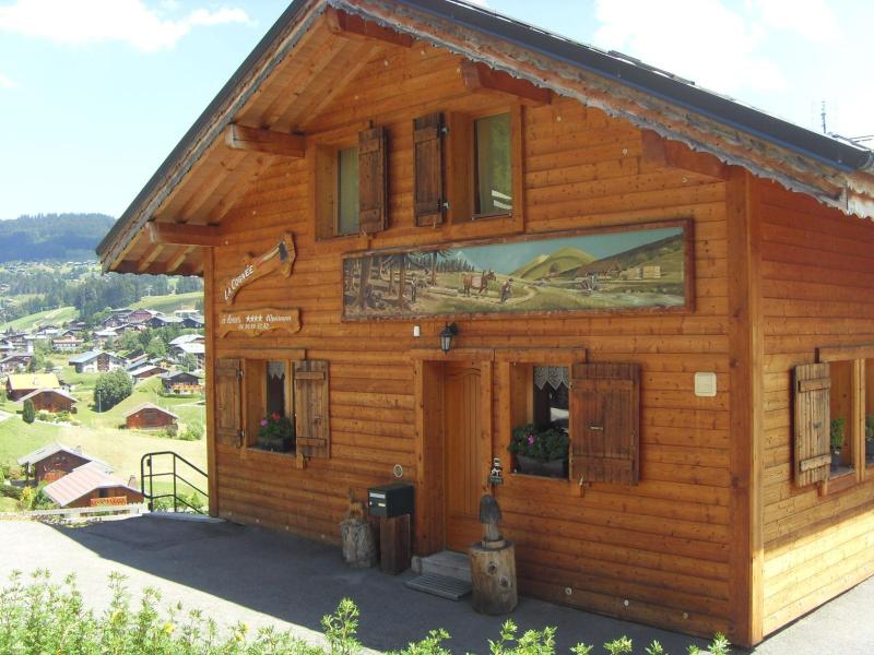 Rent in ski resort Semi-detached 5 room chalet 9 people - Chalet Cognée - Les Gets - Summer outside