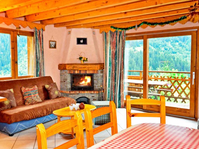 Holiday in mountain resort Chalet Côte Arbet - Champagny-en-Vanoise - Living room