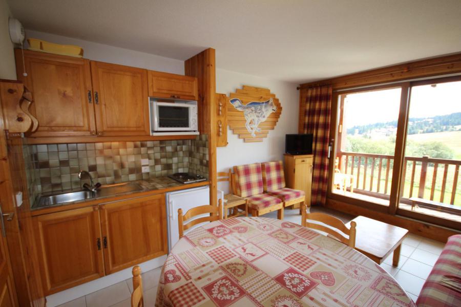 Wakacje w górach Apartament 2 pokojowy kabina 6 osób (106) - Chalet Cristal 1 - Les Saisies - Pokój gościnny