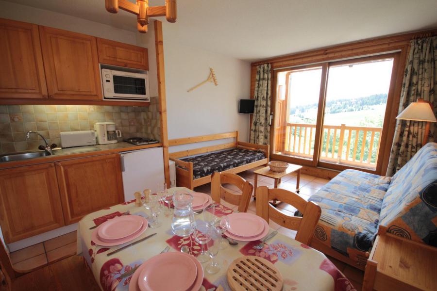 Vacances en montagne Studio cabine 5 personnes (207) - Chalet Cristal 2 - Les Saisies - Séjour