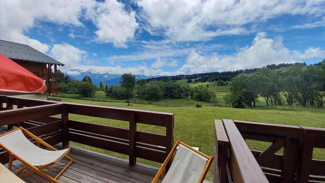 Vacances en montagne Studio cabine 4 personnes (303) - Chalet Cristal 3 - Les Saisies - Balcon