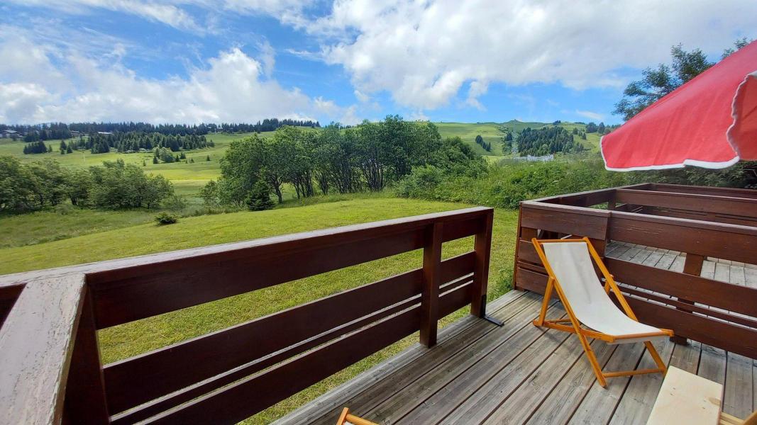 Urlaub in den Bergen Studio Kabine für 4 Personen (303) - Chalet Cristal 3 - Les Saisies - Balkon