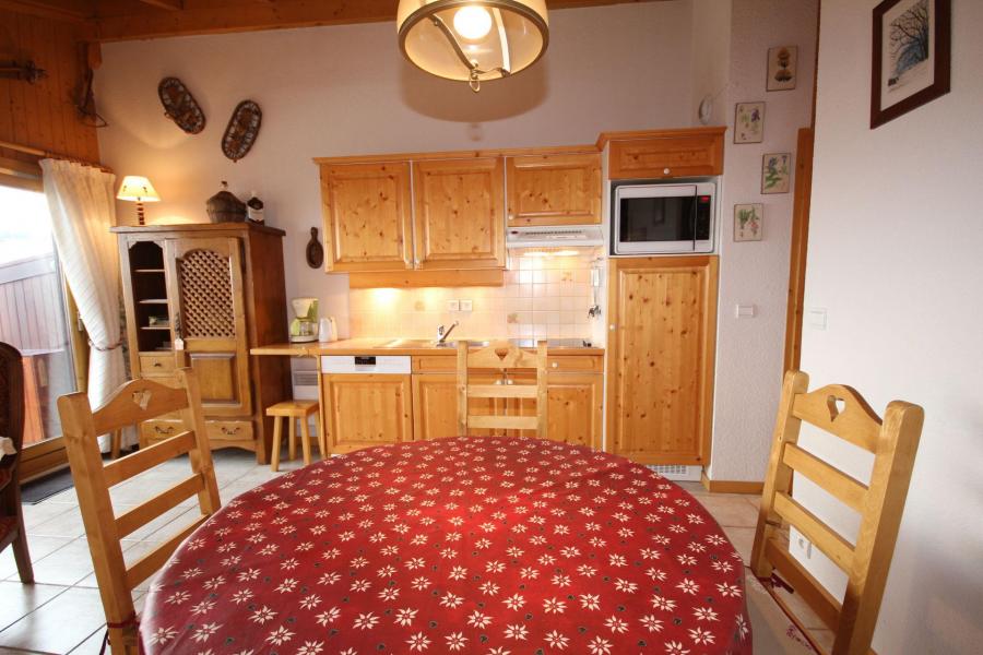 Vakantie in de bergen Appartement 3 kabine kamers 6 personen (615) - Chalet Cristal 6 - Les Saisies - Woonkamer