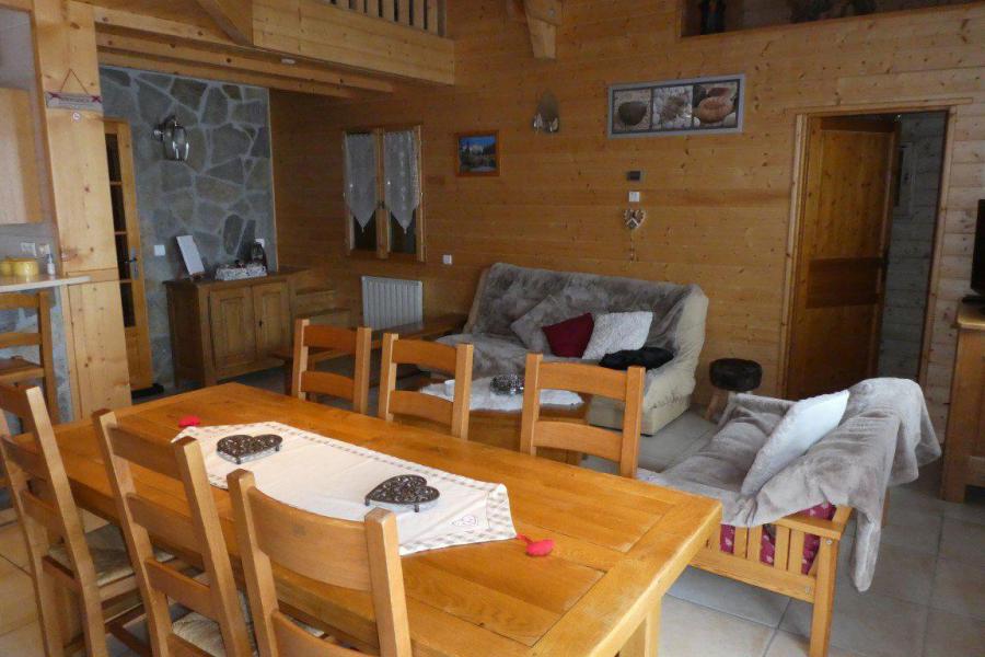 Vakantie in de bergen Chalet duplex 5 kamers 12 personen - Chalet Crocus - Réallon - Woonkamer