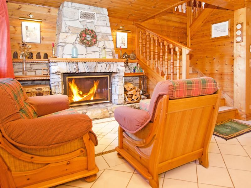 Vacances en montagne Chalet d'Alfred - Peisey-Vallandry - Cheminée