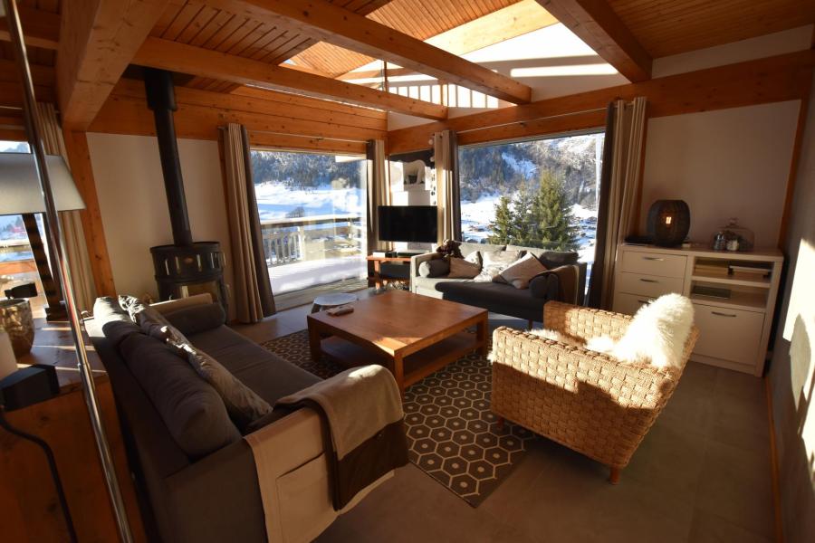 Каникулы в горах Шале триплекс 6 комнат 11 чел. - Chalet d'Anne - Le Grand Bornand - Салон