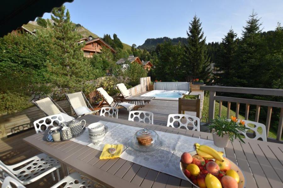 Vacanze in montagna Chalet su 3 piani 6 stanze per 11 persone - Chalet d'Anne - Le Grand Bornand - Terrazza