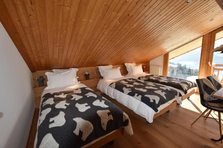 Urlaub in den Bergen Triplex-Chalet 6 zimmer 11 Personnen - Chalet d'Anne - Le Grand Bornand - Schlafzimmer