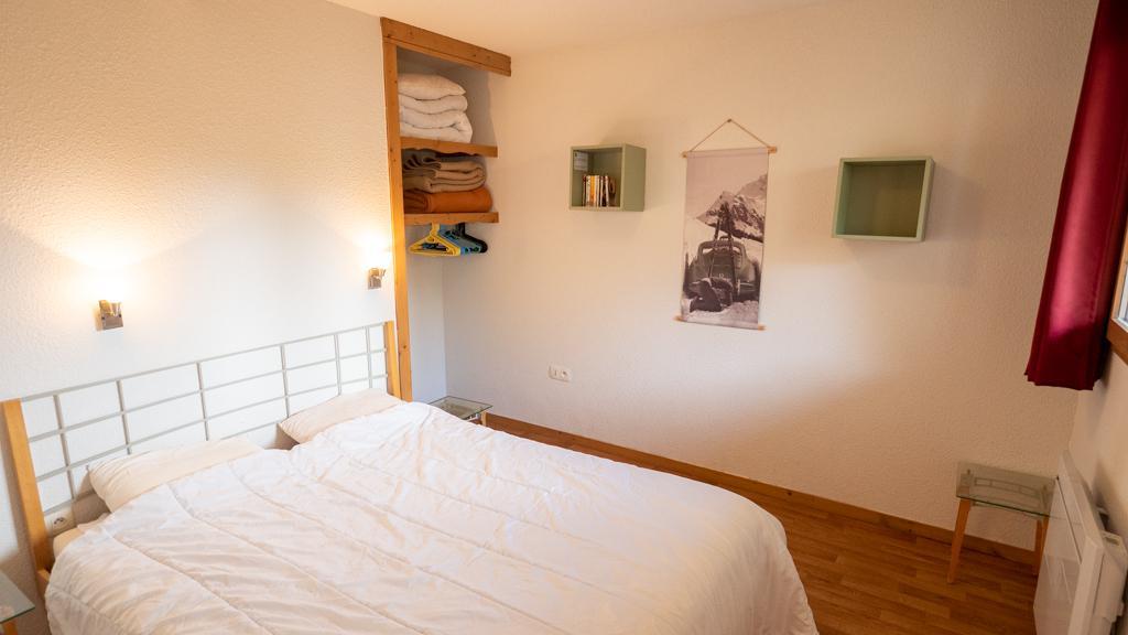 Urlaub in den Bergen 2-Zimmer-Appartment für 4 Personen (ausgestattet für Personen mit eingeschränkter Mobilität) (17) - Chalet de Florence - Valfréjus - Schlafzimmer