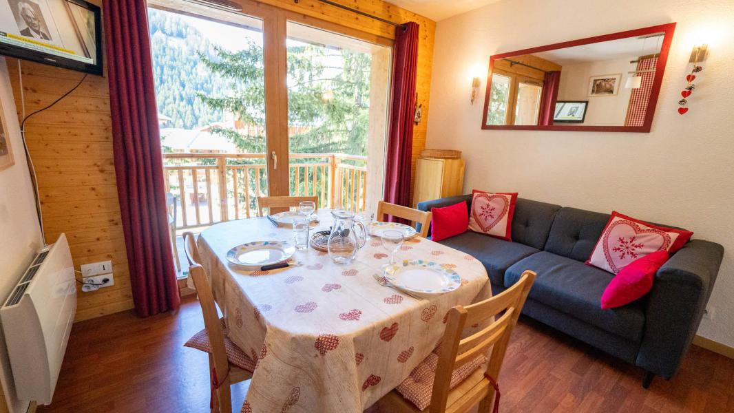 Vakantie in de bergen Appartement 2 kabine kamers 4 personen (105) - Chalet de Florence - Valfréjus - Woonkamer