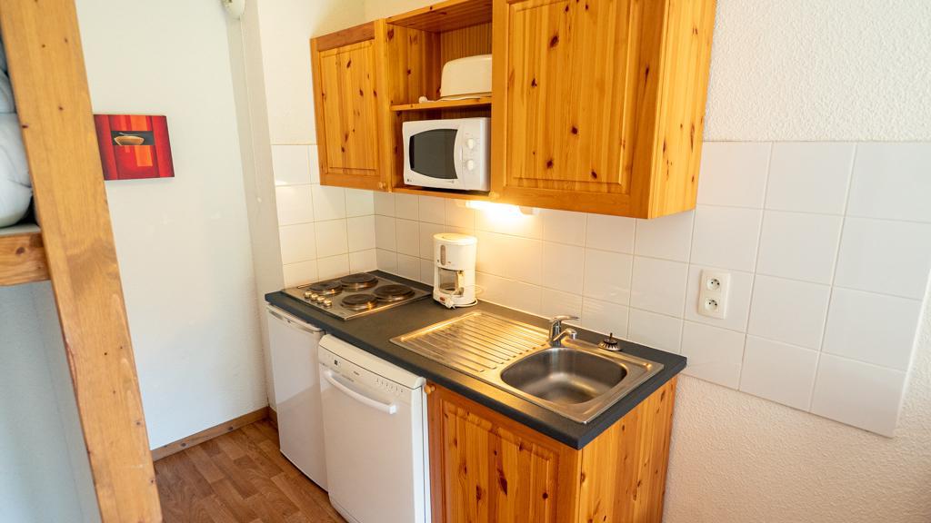 Holiday in mountain resort Studio cabin 4 people (14) - Chalet de Florence - Valfréjus - Kitchen