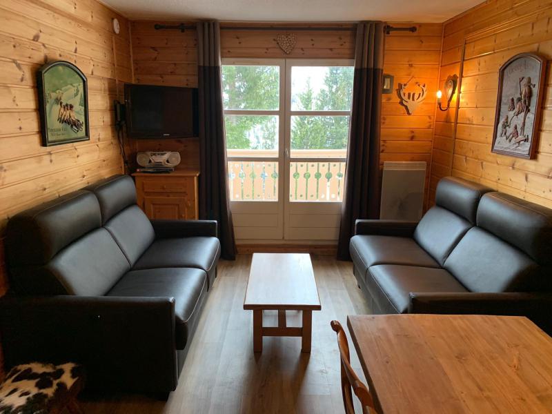 Vakantie in de bergen Appartement duplex 3 kabine kamers 8 personen (C1) - Chalet de l'Arbaron - Flaine - Woonkamer