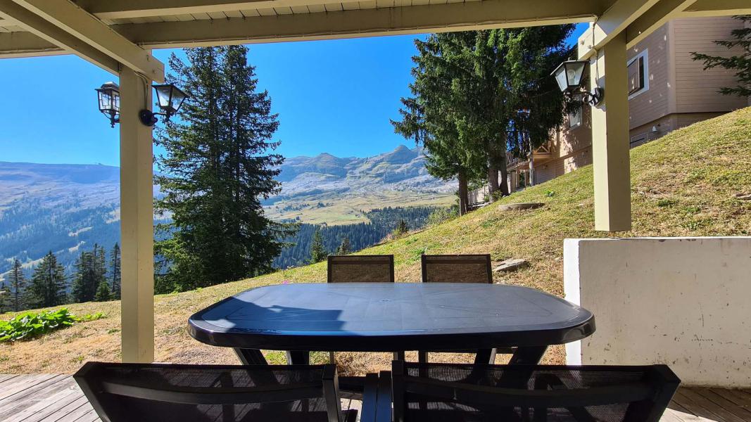 Urlaub in den Bergen Studio für 4 Personen (C2) - Chalet de l'Arbaron - Flaine - Terrasse