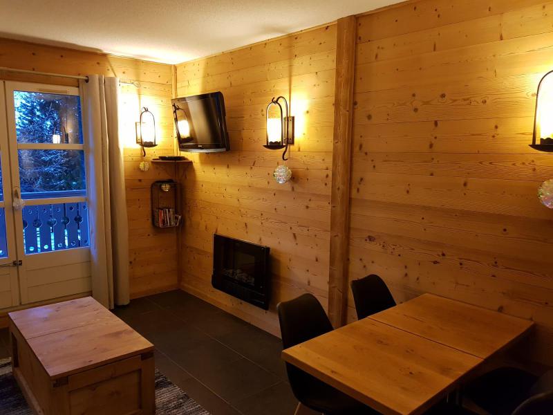 Holiday in mountain resort Studio sleeping corner 4 people (C1) - Chalet de l'Arbaron - Flaine - Living room