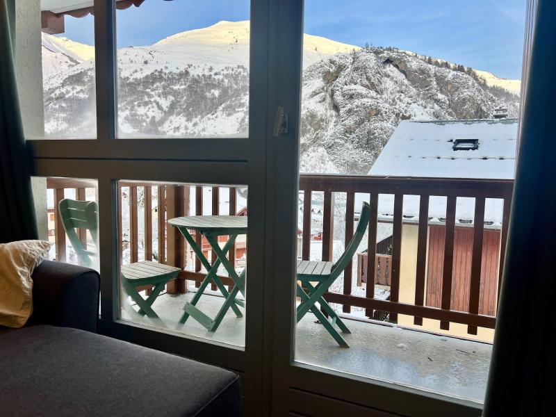 Holiday in mountain resort 2 room apartment sleeping corner 4 people (8) - Chalet de l'Arvette - Valloire - Balcony