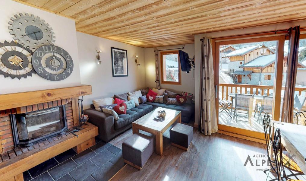 Holiday in mountain resort 10 room chalet 18 people (LET) - Chalet de la Villette - Saint Martin de Belleville - Living room