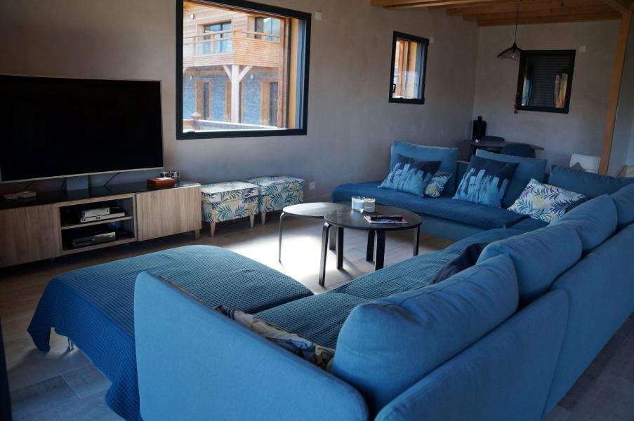 Holiday in mountain resort 6 room chalet 12 people - Chalet De Praloup - Pra Loup - Living room