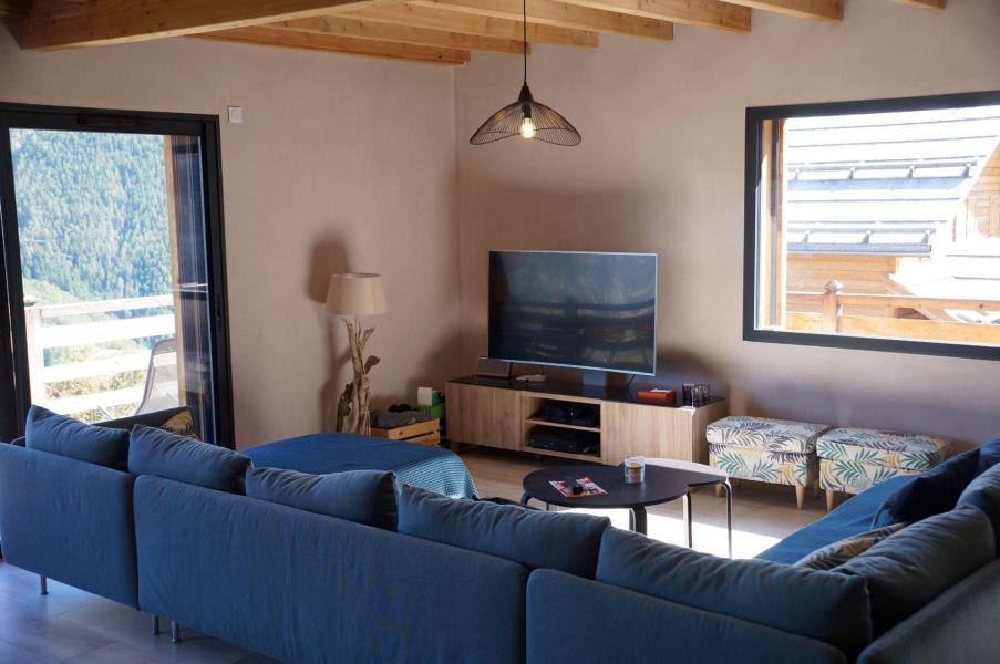 Urlaub in den Bergen 6 Zimmer Chalet für 12 Personen - Chalet De Praloup - Pra Loup - Wohnzimmer